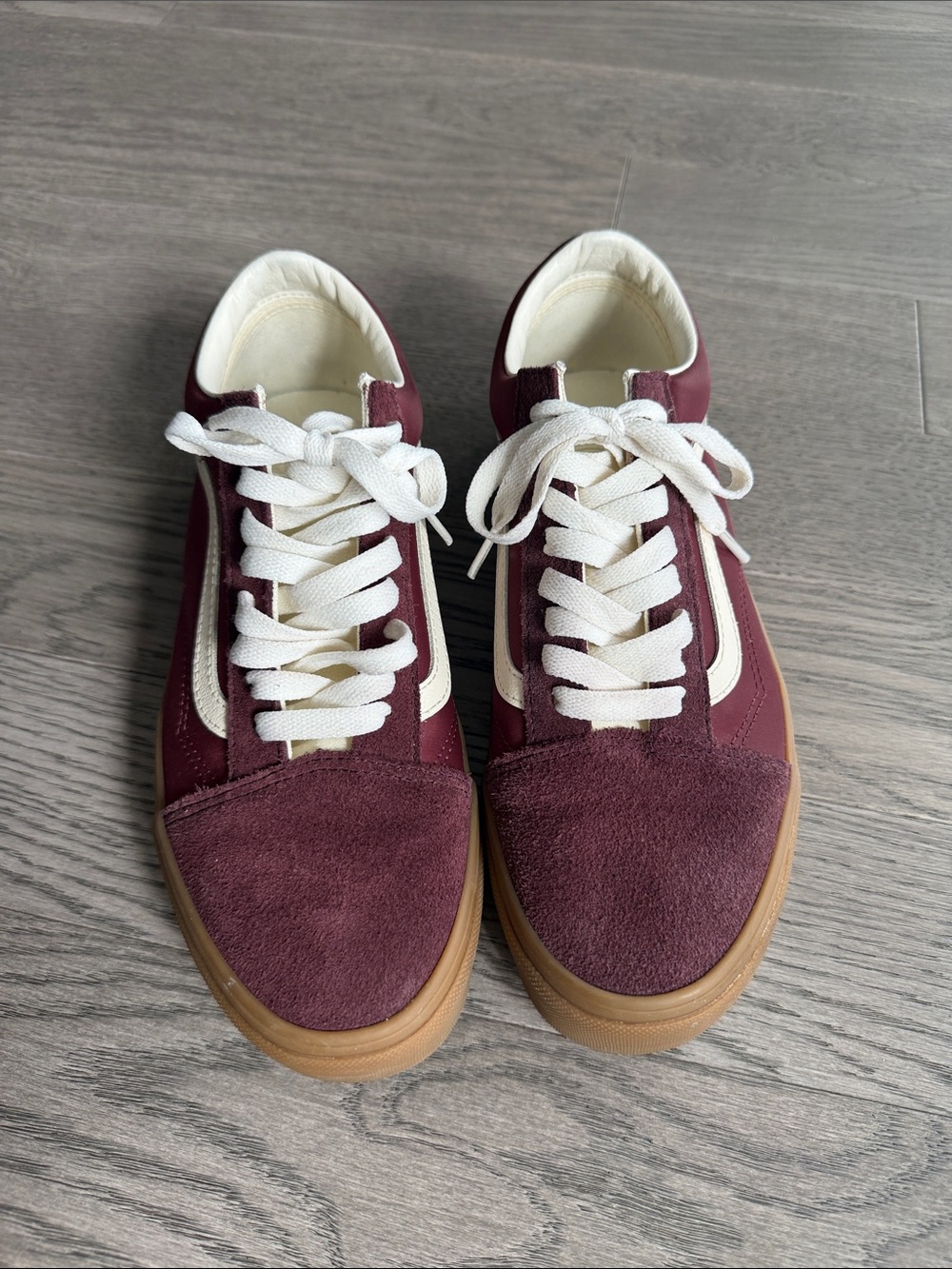 Vans Old Skool sneakers sporty brown with gum soles